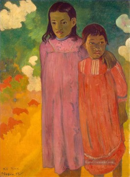 Piti Teina Zwei Schwestern Beitrag Impressionismus Primitivismus Paul Gauguin Ölgemälde
